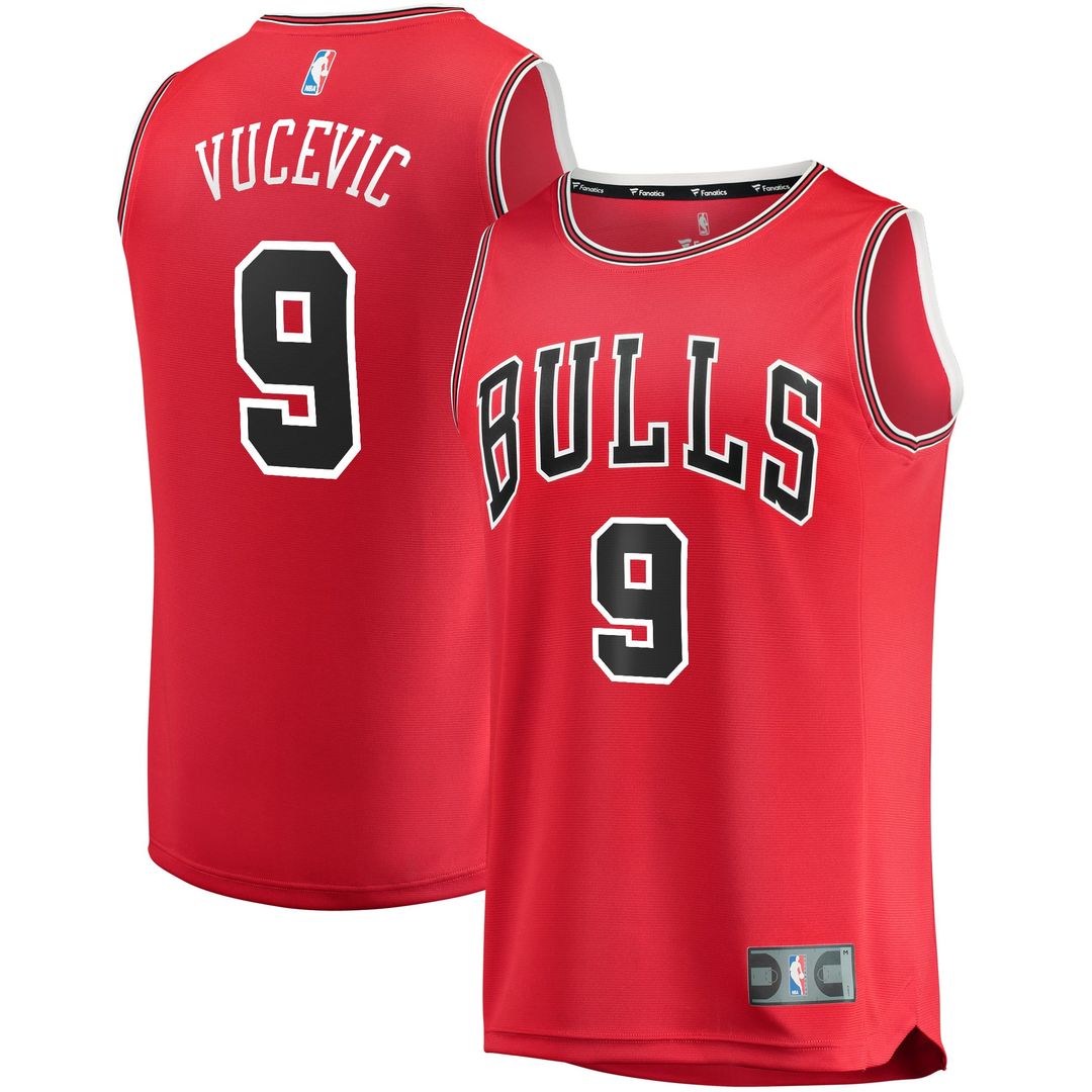 Nikola Vucevic | Chicago Bulls | Youth Fast Break Replica Jersey - Icon Edition - Red