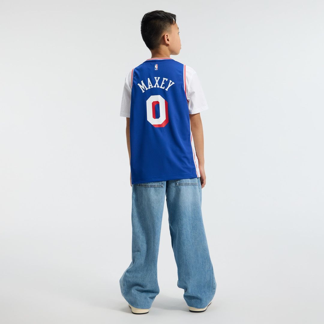 Tyrese Maxey | Philadelphia 76ers | Youth Fast Break Replica Player Jersey - Icon Edition - Royal