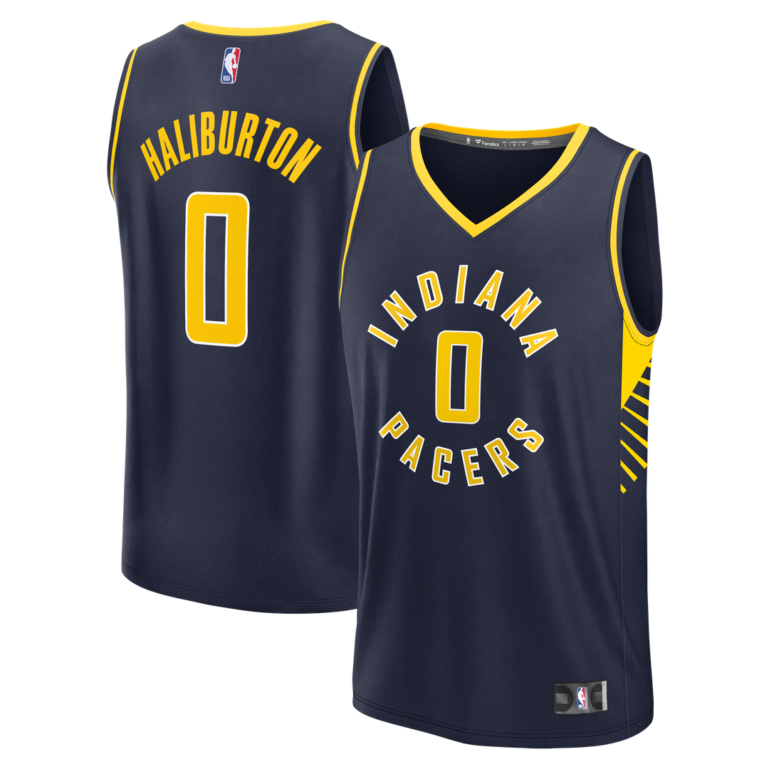 Tyrese Haliburton | Indiana Pacers | Youth Fast Break Replica Player Jersey - Navy