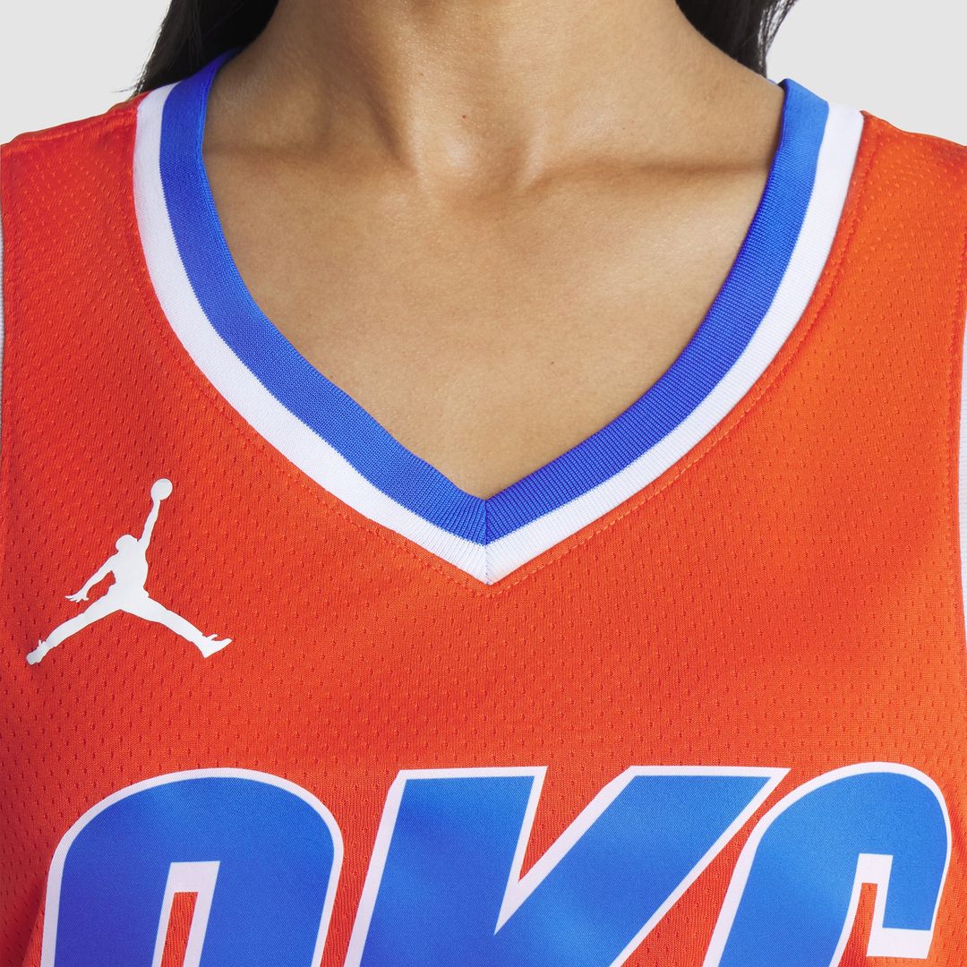 Shai Gilgeous-Alexander | Oklahoma City Thunder | Unisex Swingman Jersey - Statement Edition - Orange