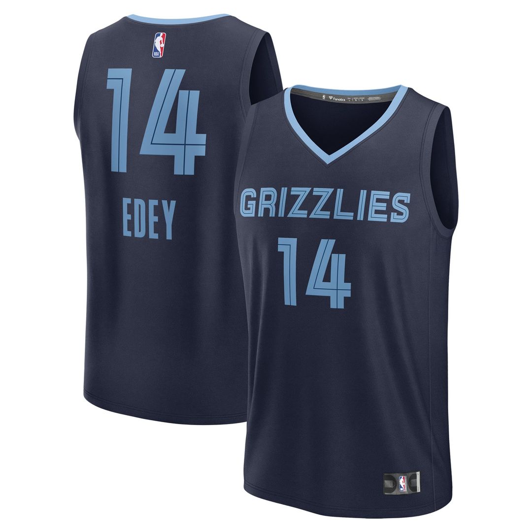Zach Edey | Memphis Grizzlies | 2024 NBA Draft Fast Break Player Jersey - Icon Edition - Navy