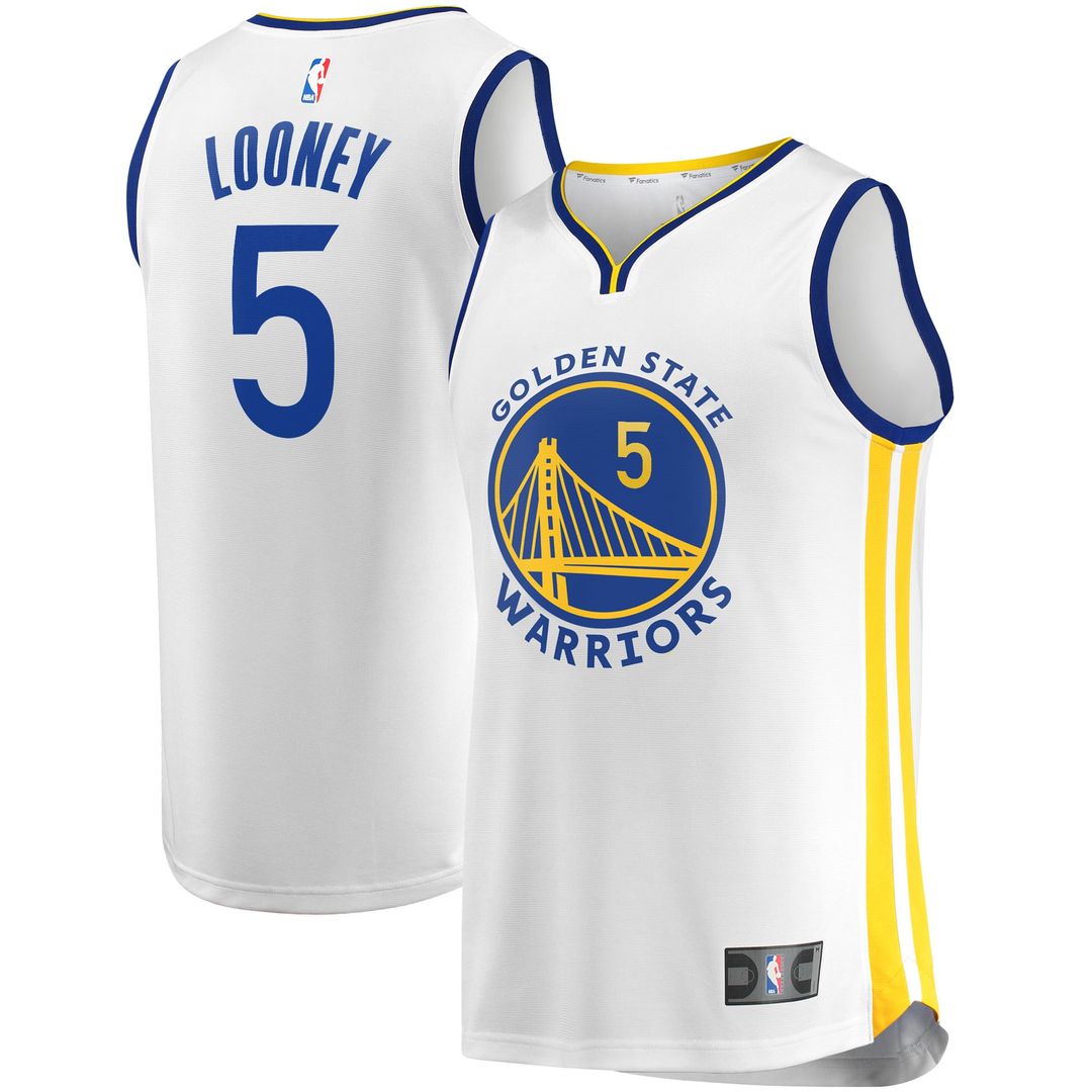 Kevon Looney | Golden State Warriors | Fast Break Player Replica Jersey - Association Edition - White
