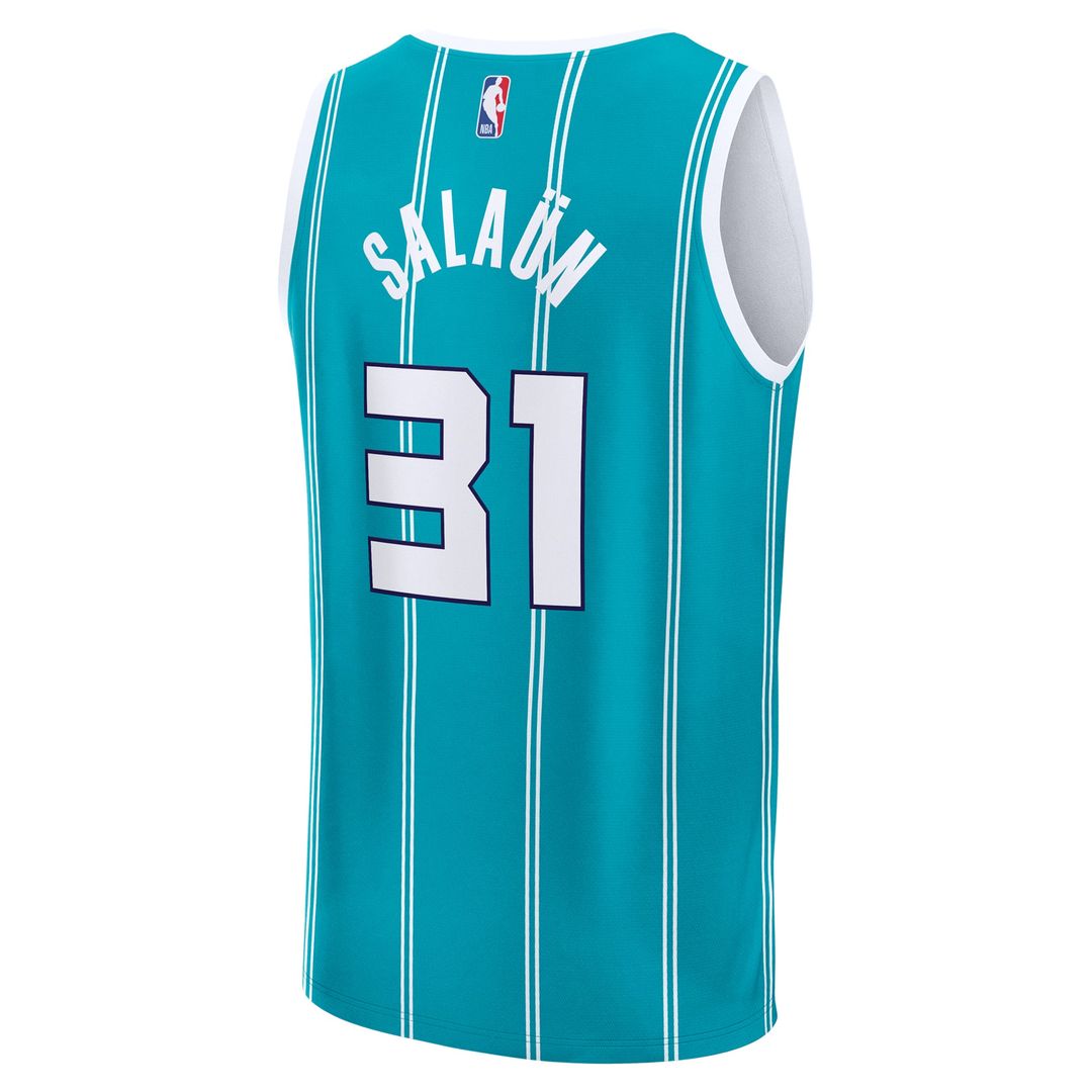 Tidjane Salaun | Charlotte Hornets | 2024 NBA Draft Fast Break Player Jersey - Icon Edition - Teal