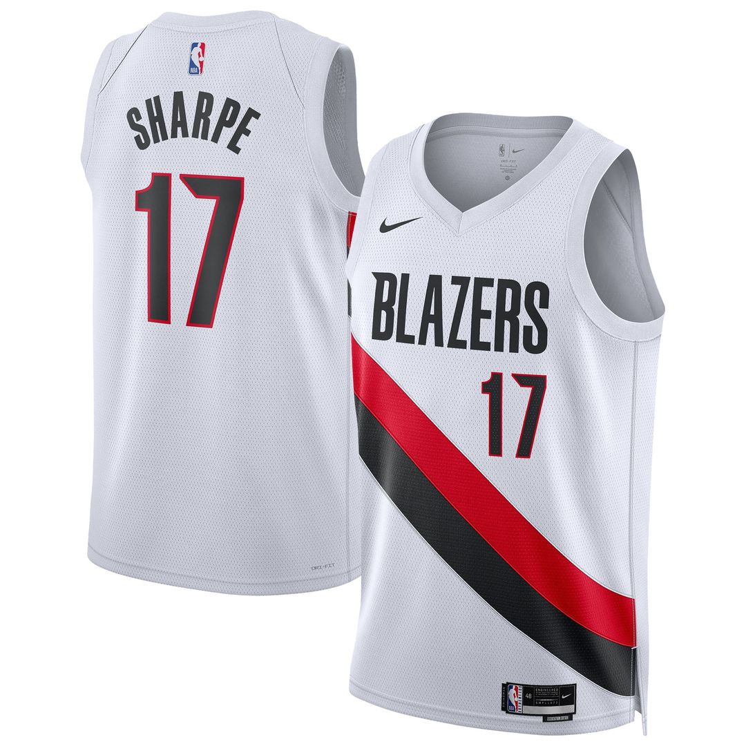 Shaedon Sharpe | Portland Trail Blazers | Unisex Swingman Player Jersey - Association Edition - White