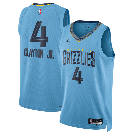Walter Clayton Jr. | Memphis Grizzlies | Unisex Swingman Jersey - Statement Edition - Light Blue