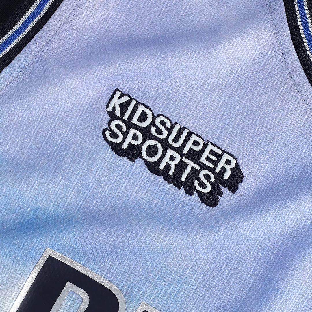 NBA & KidSuper Studios by | Dallas Mavericks | Unisex Hometown Jersey - Blue