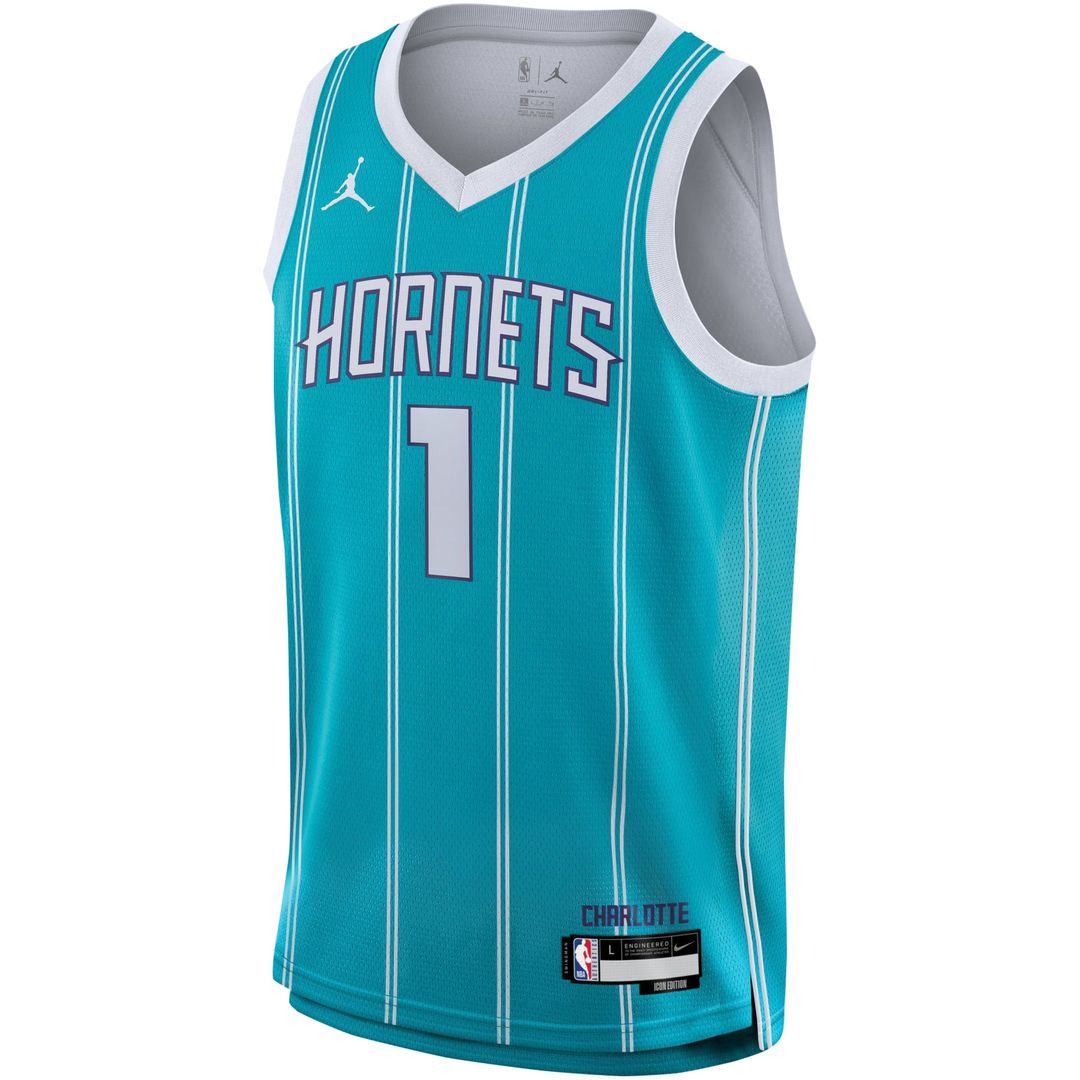 LaMelo Ball | Charlotte Hornets | Youth Swingman Jersey - Icon Edition - Teal