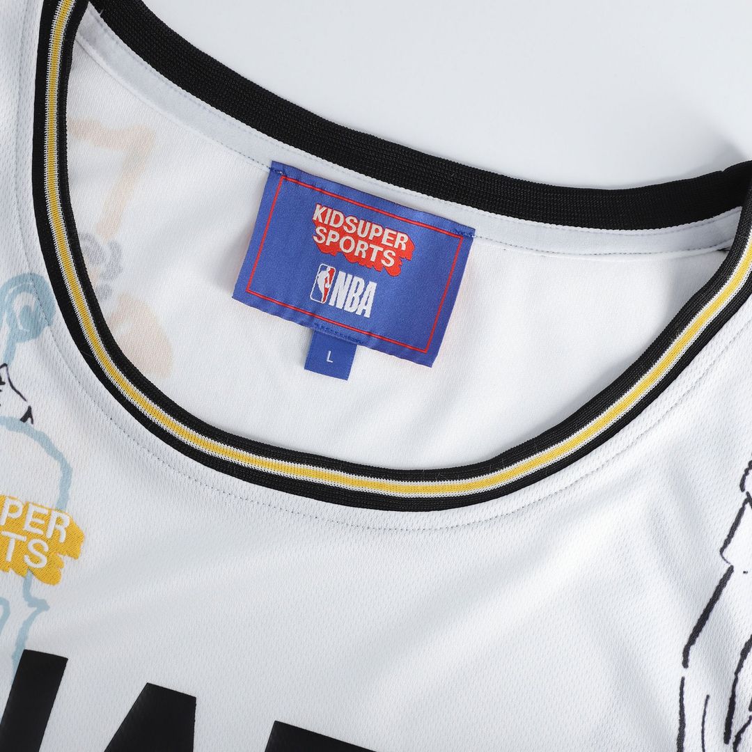 NBA & KidSuper Studios by | Utah Jazz | Unisex Hometown Jersey - White