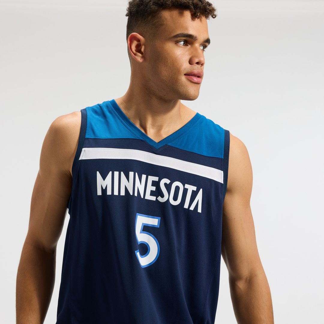 Anthony Edwards | Minnesota Timberwolves | Fast Break Replica Player Jersey - Icon Edition - Navy