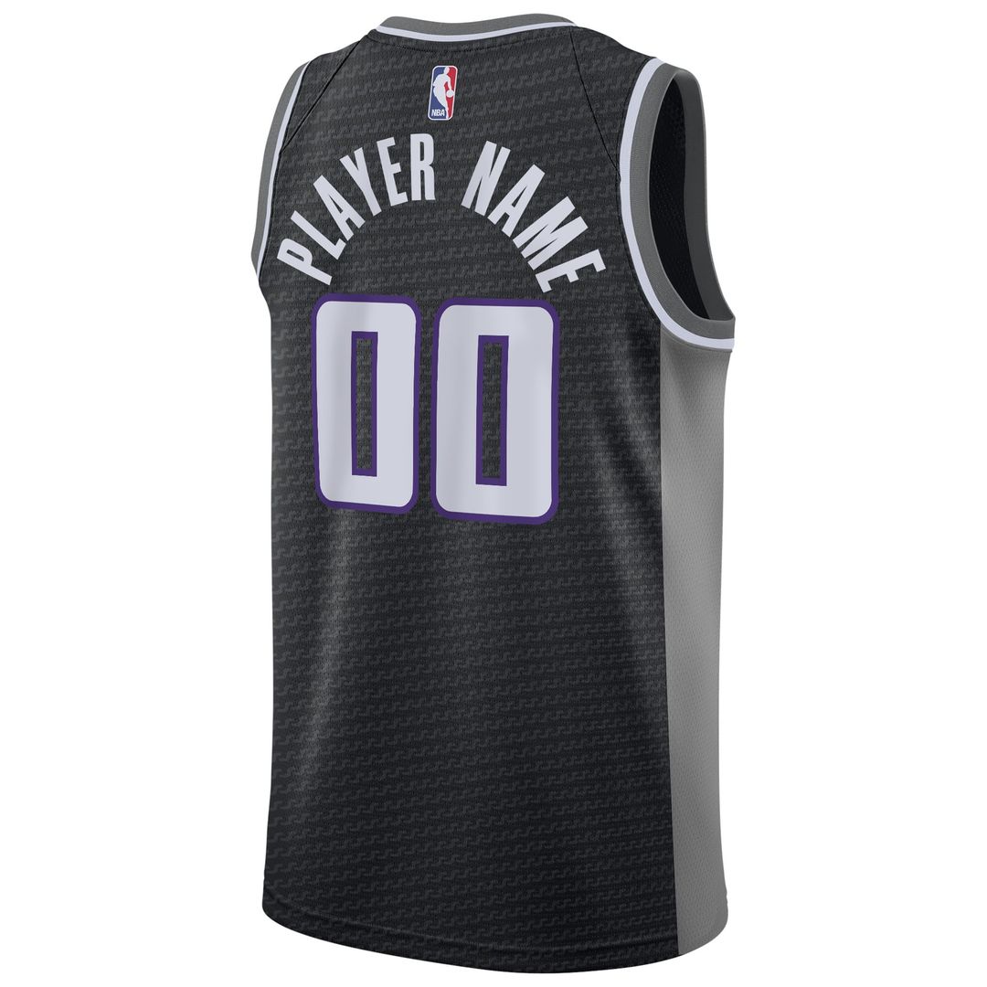 Sacramento Kings | Swingman Custom Jersey Black - Statement Edition