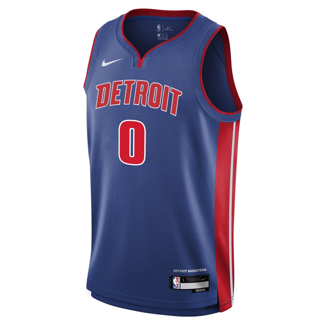 Jalen Duren | Detroit Pistons | Youth Swingman Jersey - Icon Edition - Blue
