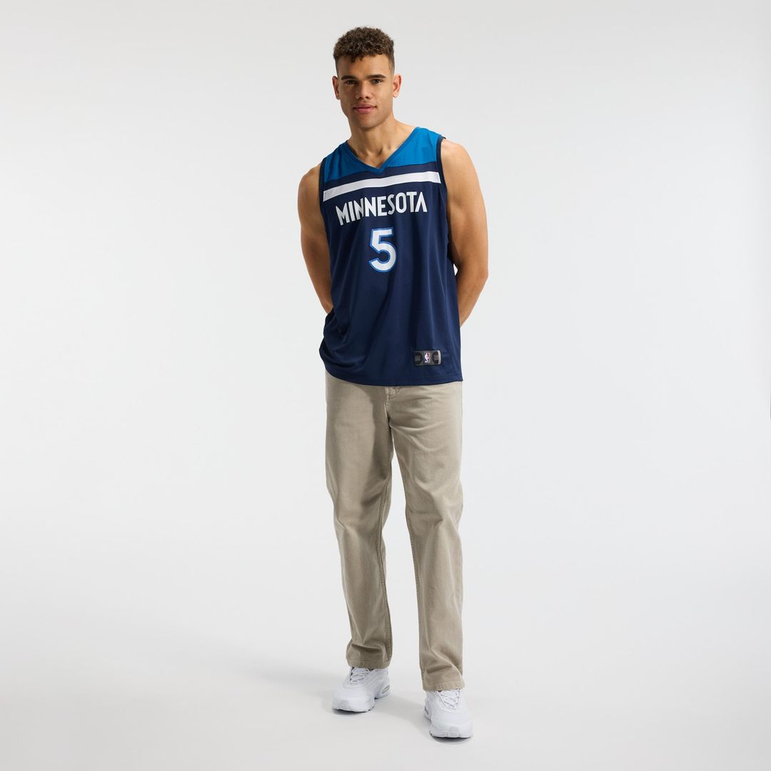 Anthony Edwards | Minnesota Timberwolves | Fast Break Replica Player Jersey - Icon Edition - Navy