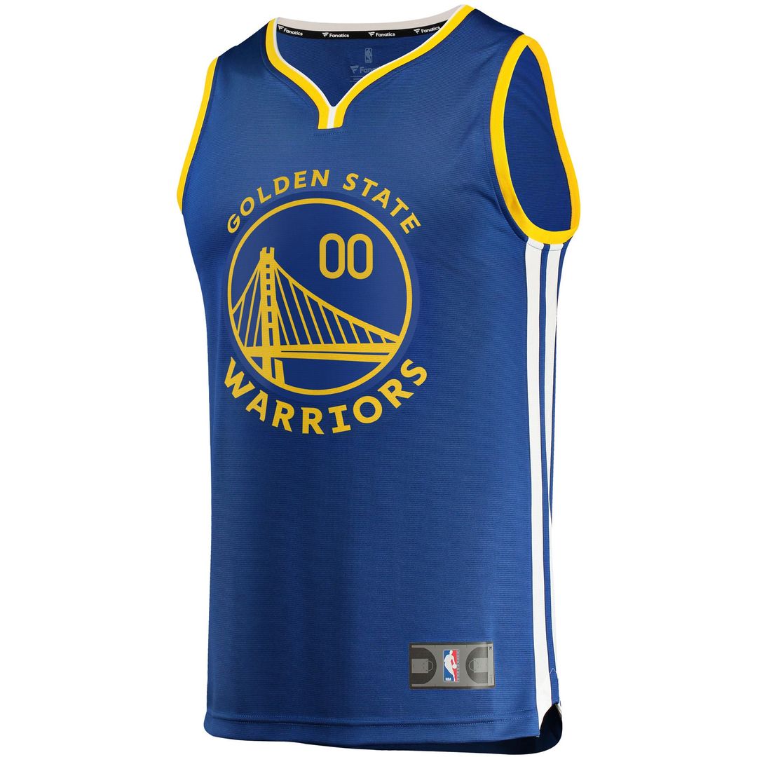 Golden State Warriors | Youth 2019/20 Fast Break Custom Replica Jersey Royal - Icon Edition