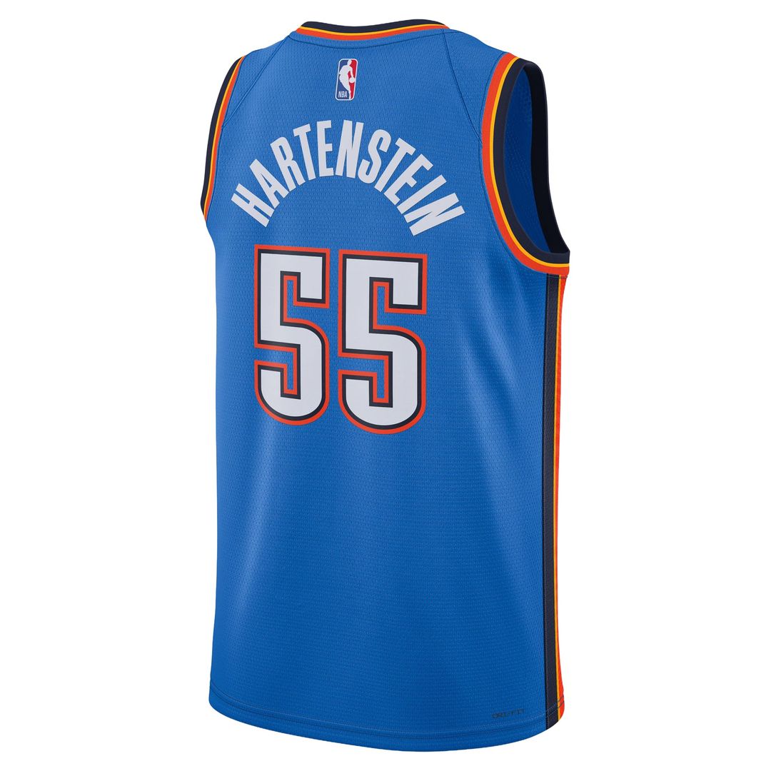 Isaiah Hartenstein | Oklahoma City Thunder | Unisex Swingman Jersey - Icon Edition - Blue