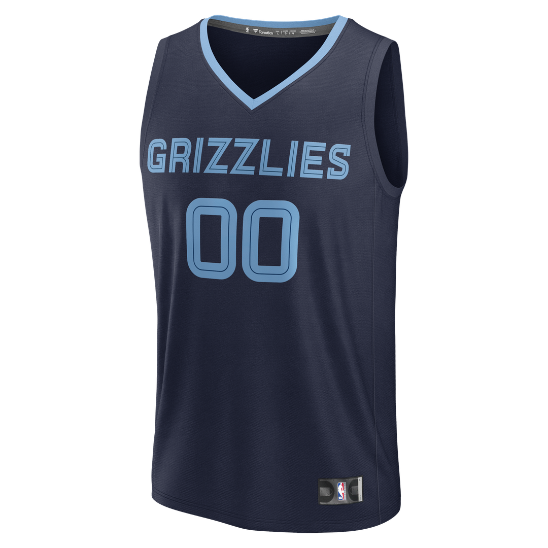Memphis Grizzlies | Youth Fast Break Custom Jersey - Icon Edition - Navy