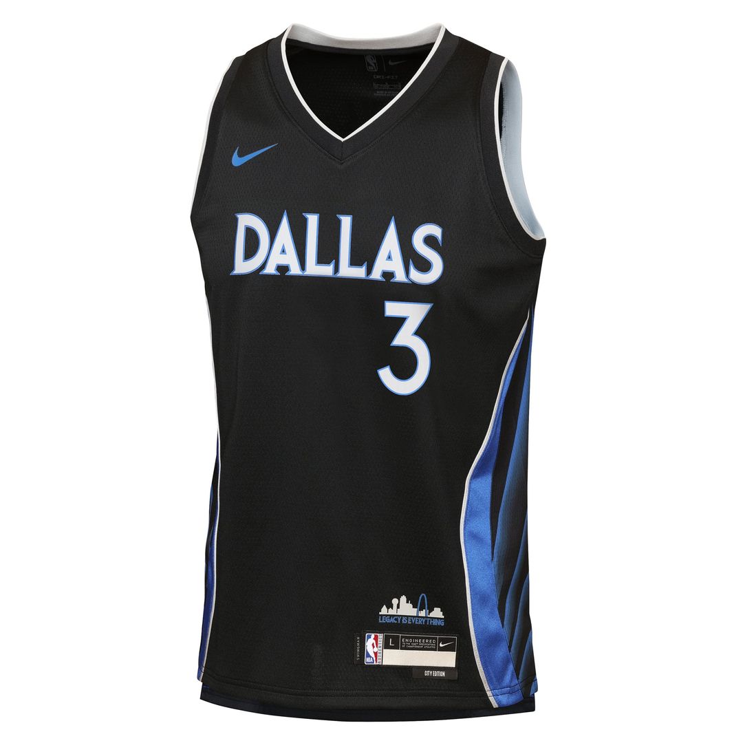 Anthony Davis | Dallas Mavericks | Youth 2025/26 City Edition Swingman Jersey - Black