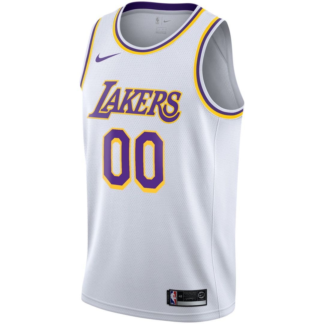 Los Angeles Lakers | 2020/21 Swingman Custom Jersey - Association Edition - White