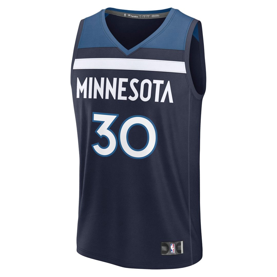 Julius Randle | Minnesota Timberwolves | Fast Break Replica Player Jersey - Icon Edition - Navy