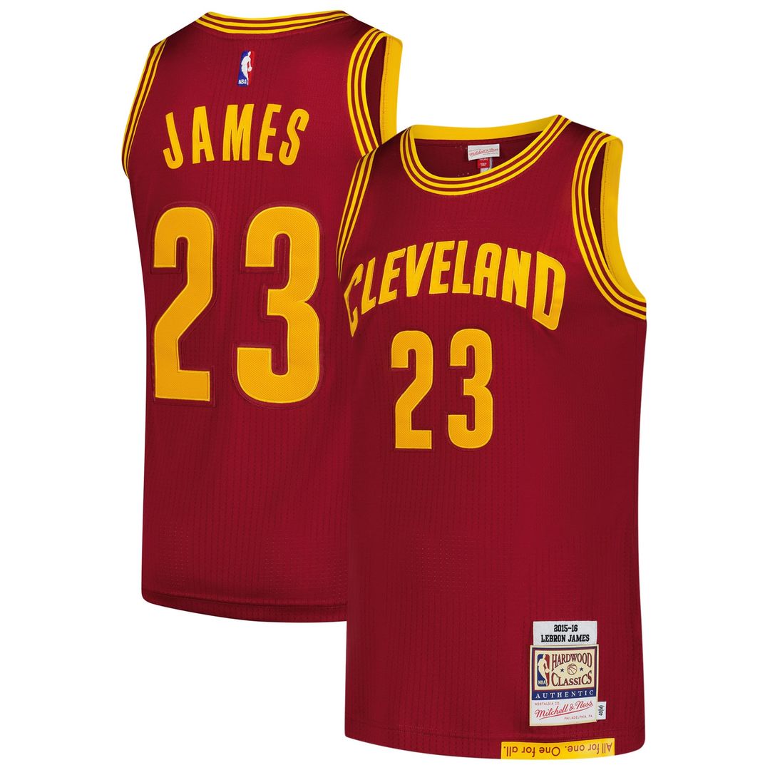 LeBron James | Cleveland Cavaliers | Hardwood Classics 2015/16 Jersey - Wine