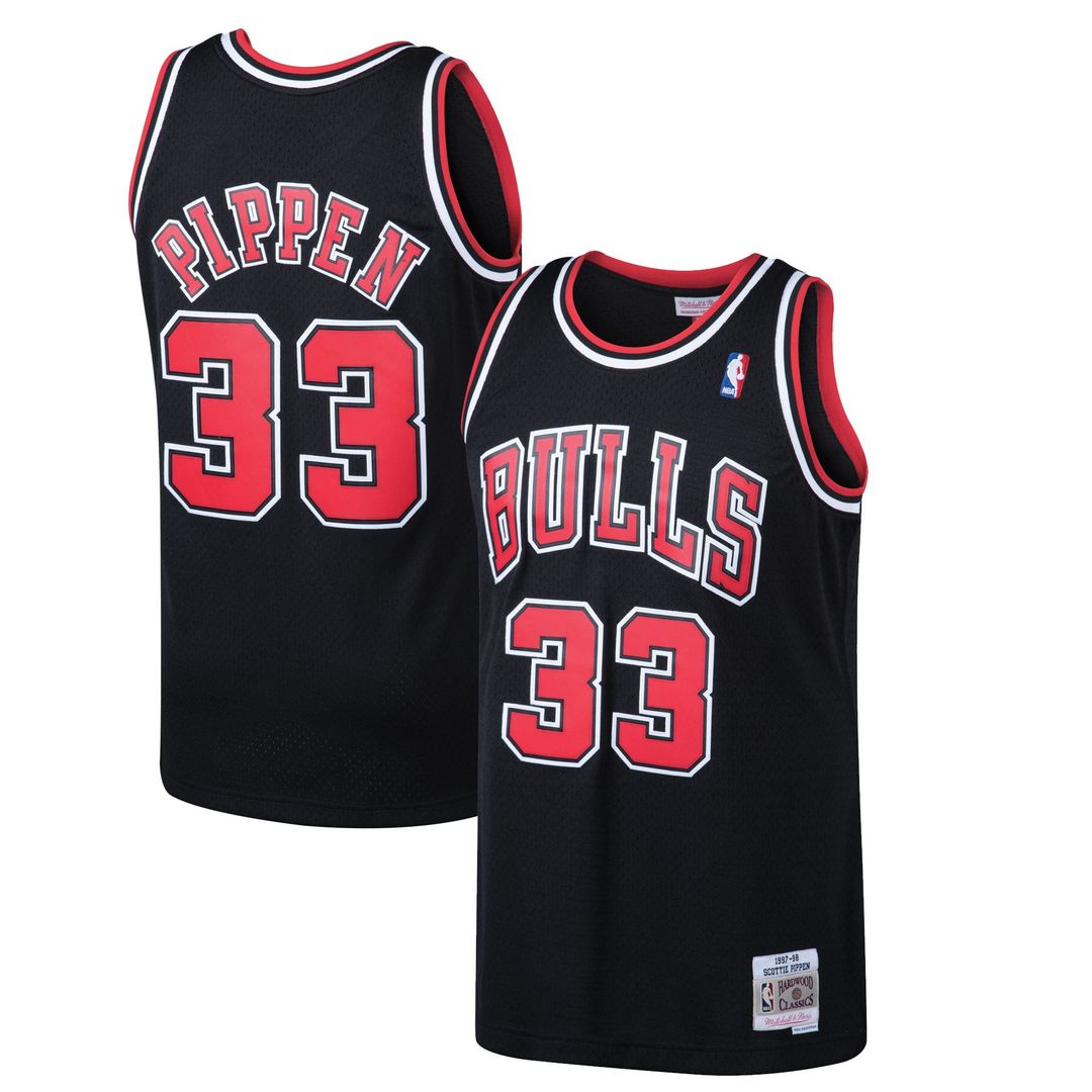 Scottie Pippen | Chicago Bulls | 1997/98 Hardwood Classics Swingman Jersey - Black