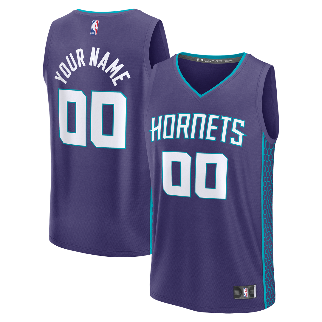 Charlotte Hornets | Fast Break Custom Jersey - Icon Edition - Teal