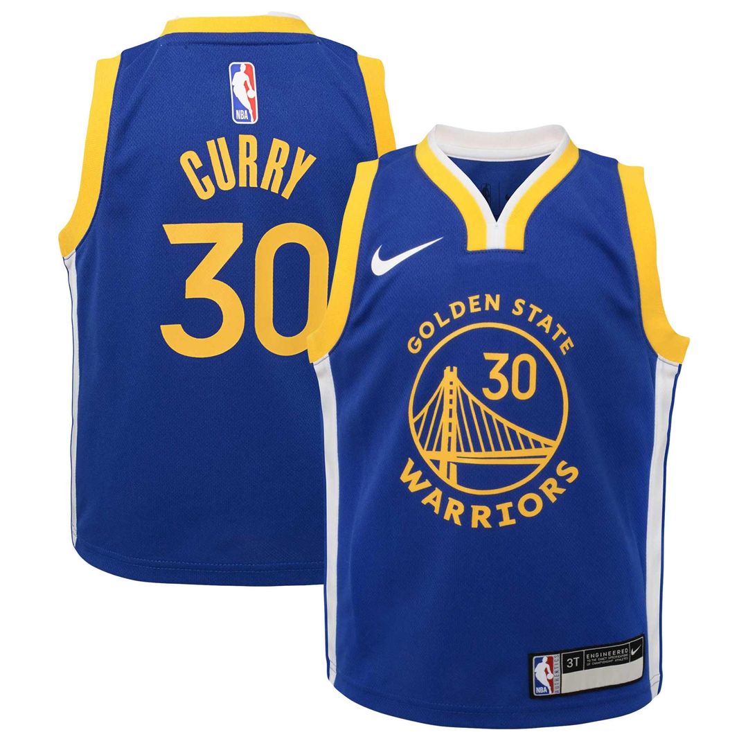 Stephen Curry | Golden State Warriors | Toddler Swingman Player Jersey - Icon Edition - Royal