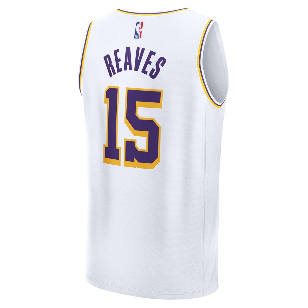 Austin Reaves | Los Angeles Lakers | Fast Break Replica Player Jersey - Association Edition - White