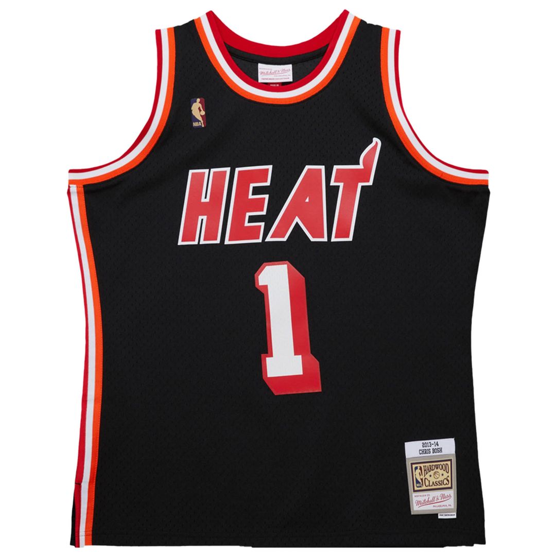 Chris Bosh | Miami Heat | 2013/14 Hardwood Classics Swingman Jersey - Black