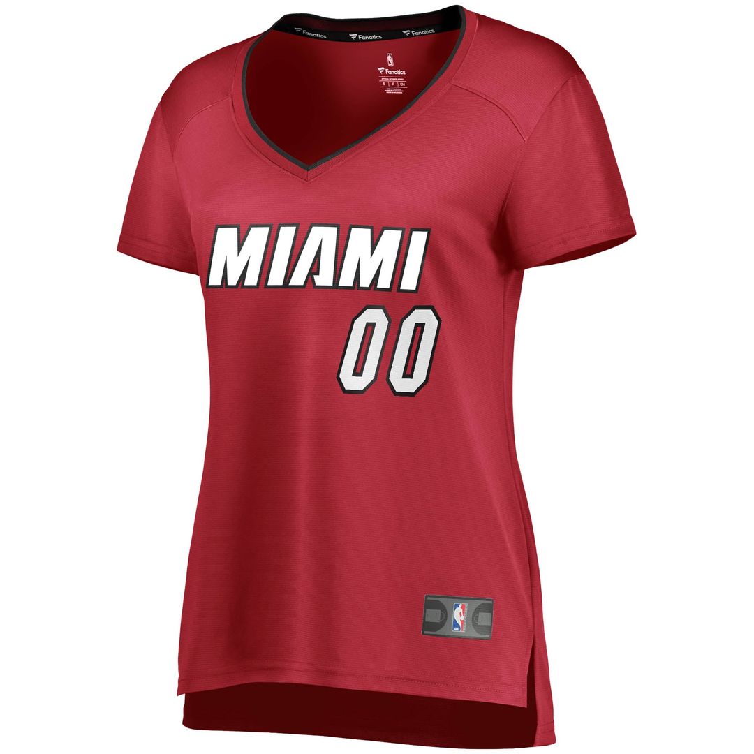 Miami Heat | Women's Fast Break Replica Custom Jersey Wine - Statement Edition