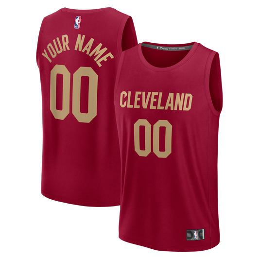Cleveland Cavaliers | Youth Fast Break Custom Jersey - Icon Edition - Red
