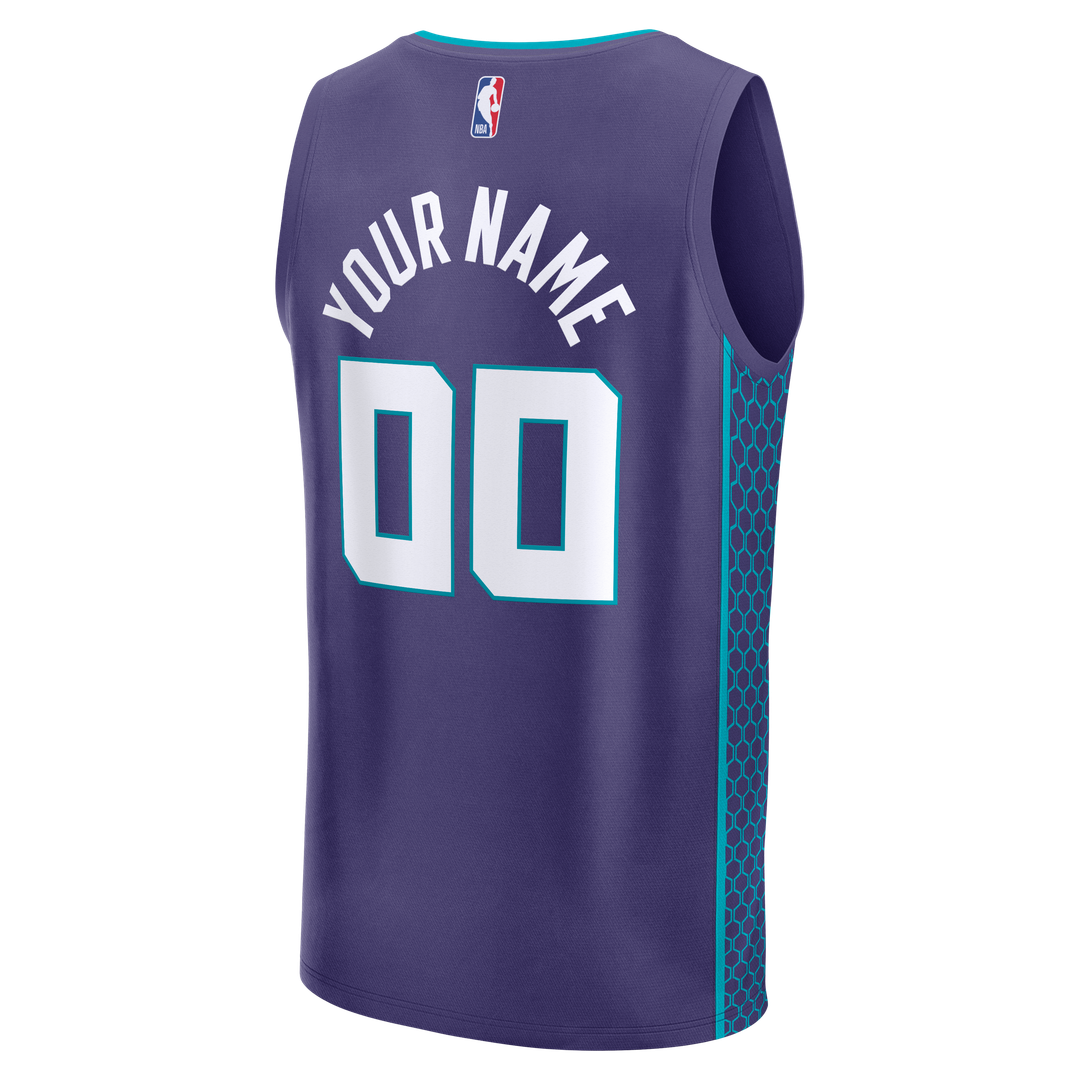 Charlotte Hornets | Fast Break Custom Jersey - Icon Edition - Teal