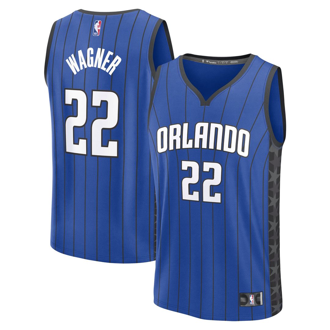 Franz Wagner | Orlando Magic | Fast Break Replica Player Jersey - Statement Edition - Blue