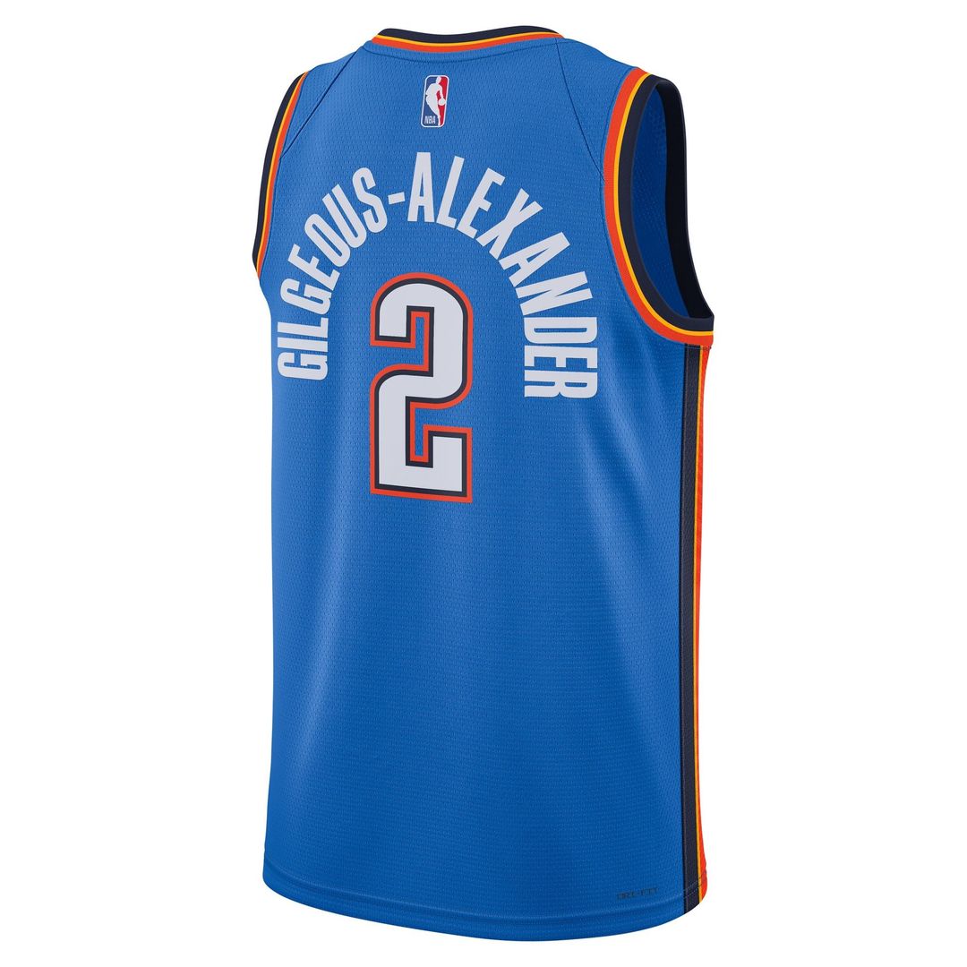 Shai Gilgeous-Alexander | Oklahoma City Thunder | Unisex Swingman Jersey - Icon Edition - Blue