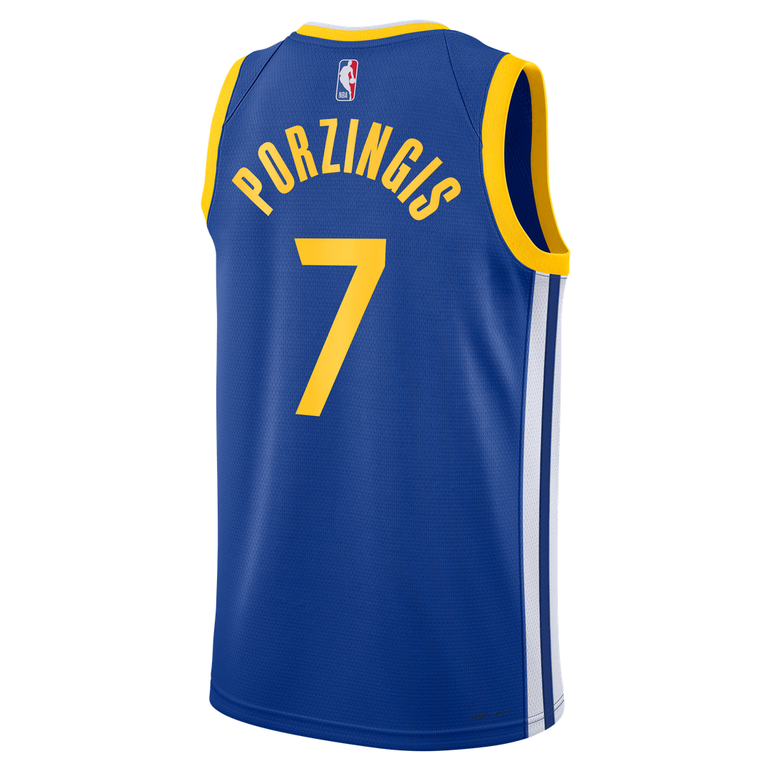 Kristaps Porzingis | Golden State Warriors | Unisex Swingman Jersey - Icon Edition - Royal