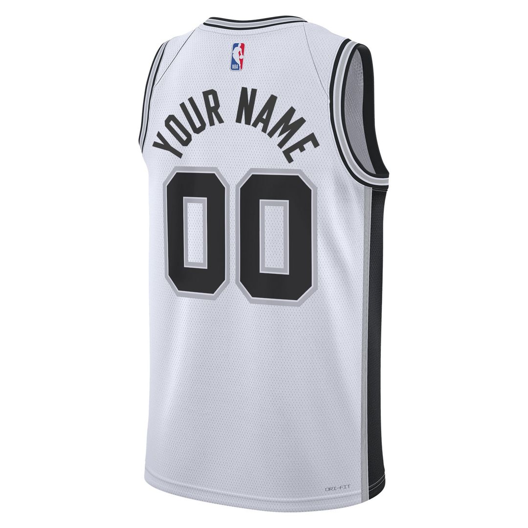 San Antonio Spurs | Unisex Swingman Custom Jersey White - Association Edition
