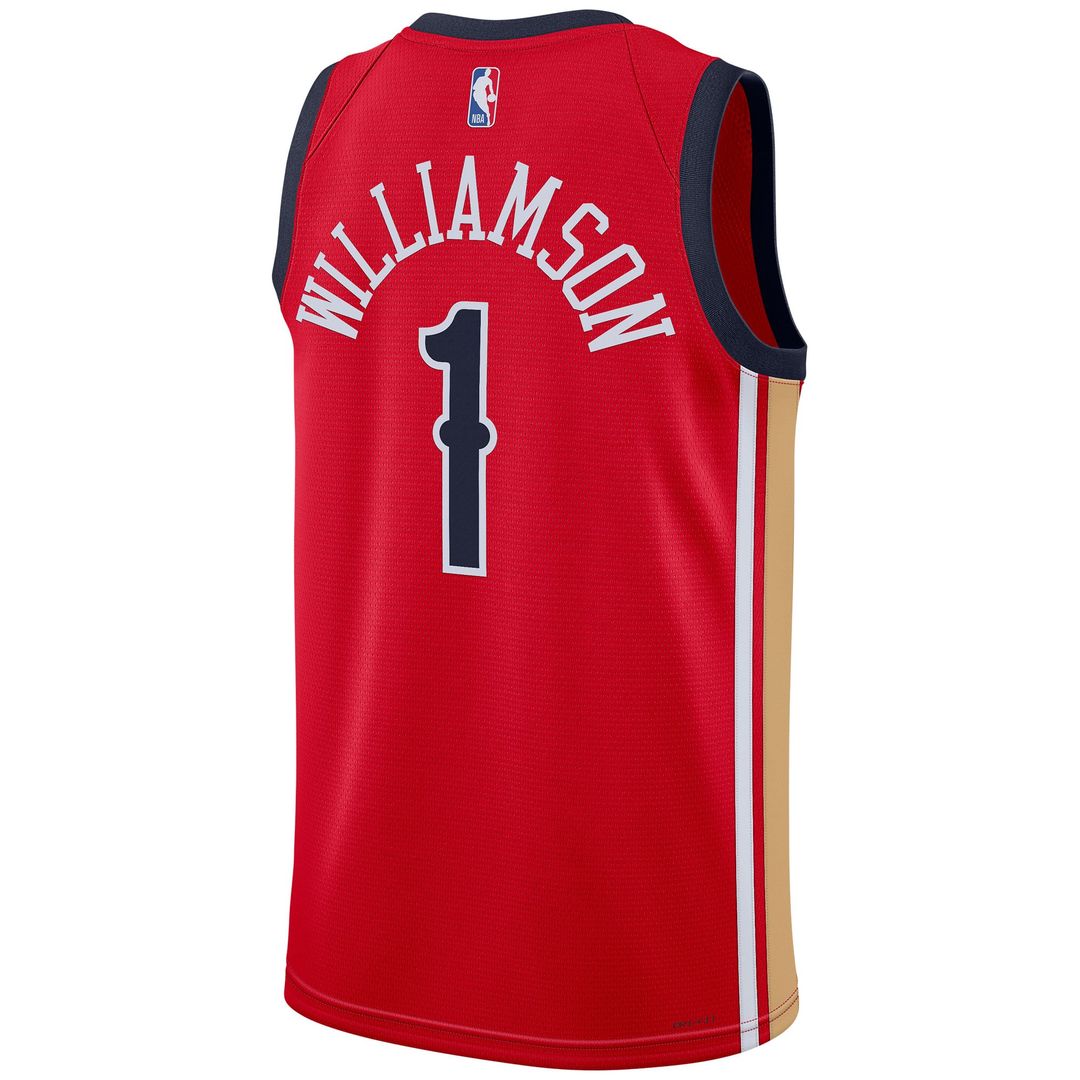 Zion Williamson | New Orleans Pelicans | Unisex Swingman Jersey - Statement Edition - Red
