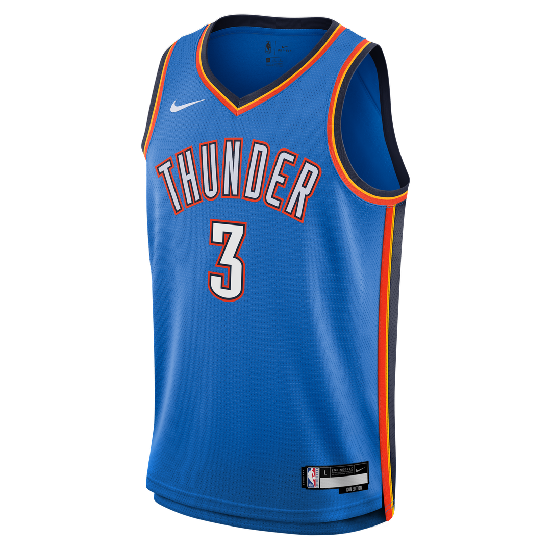 Jared McCain | Oklahoma City Thunder | Youth Swingman Jersey - Icon Edition - Blue