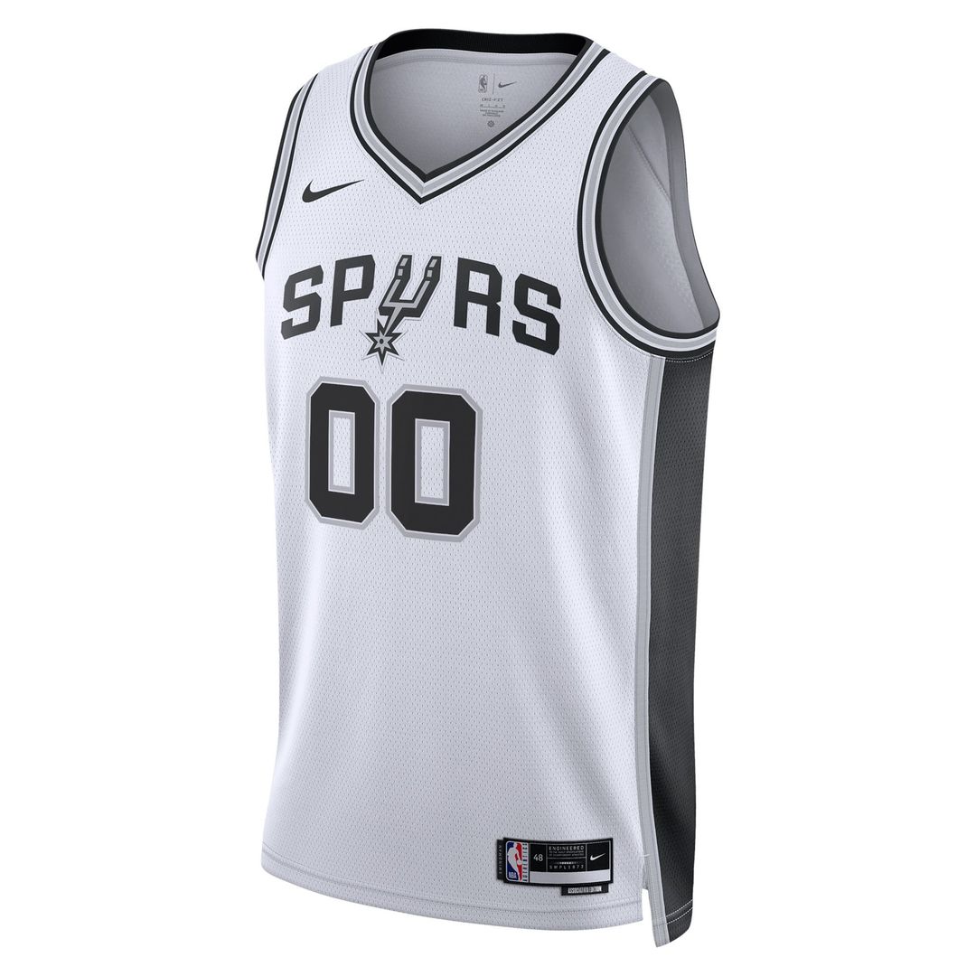 San Antonio Spurs | Unisex Swingman Custom Jersey White - Association Edition