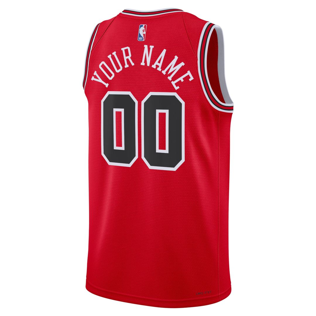 Chicago Bulls | Unisex Swingman Custom Jersey Red - Icon Edition
