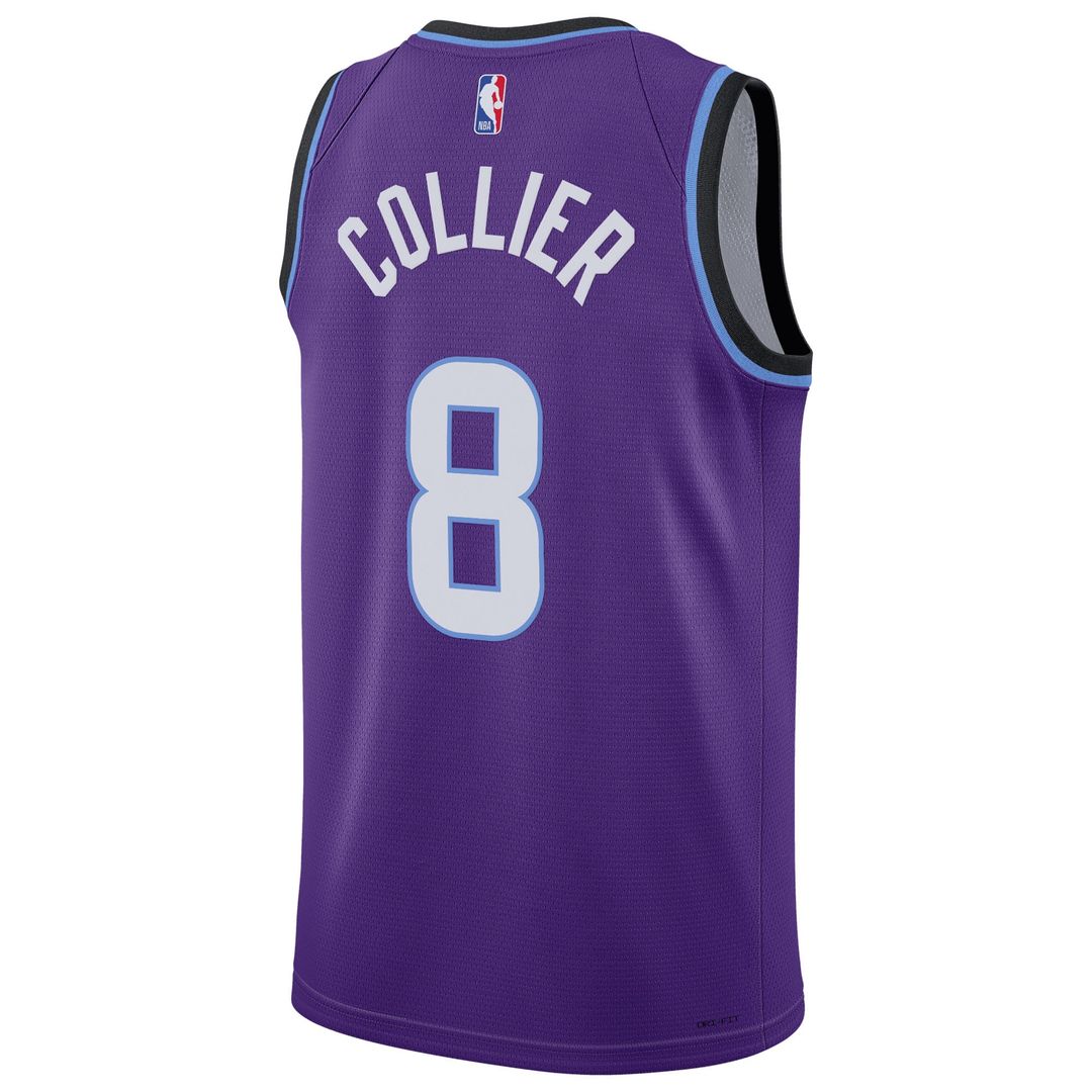 Isaiah Collier | Utah Jazz | Unisex Swingman Jersey - Icon Edition - Purple