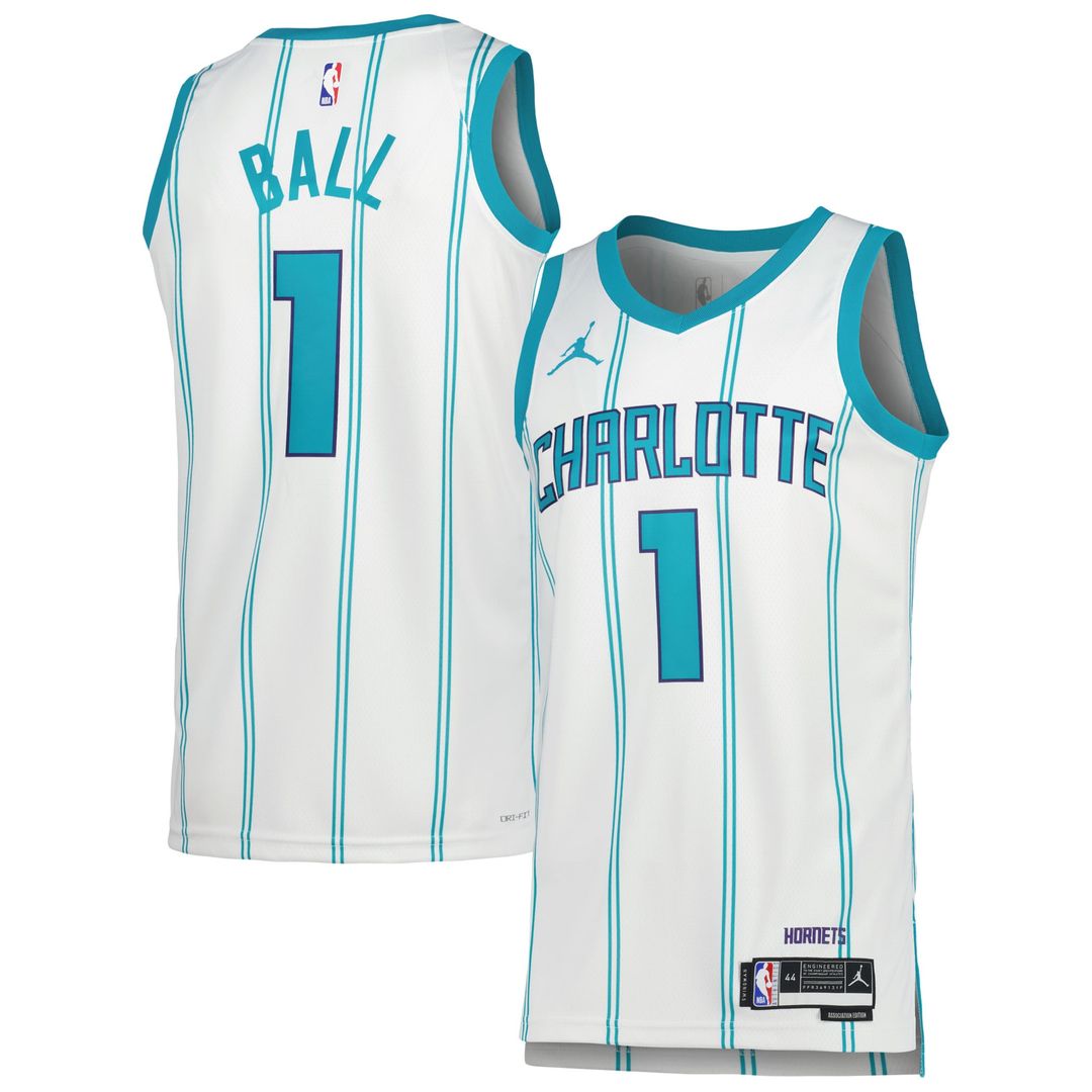 LaMelo Ball | Charlotte Hornets | Unisex Swingman Jersey - Association Edition - White