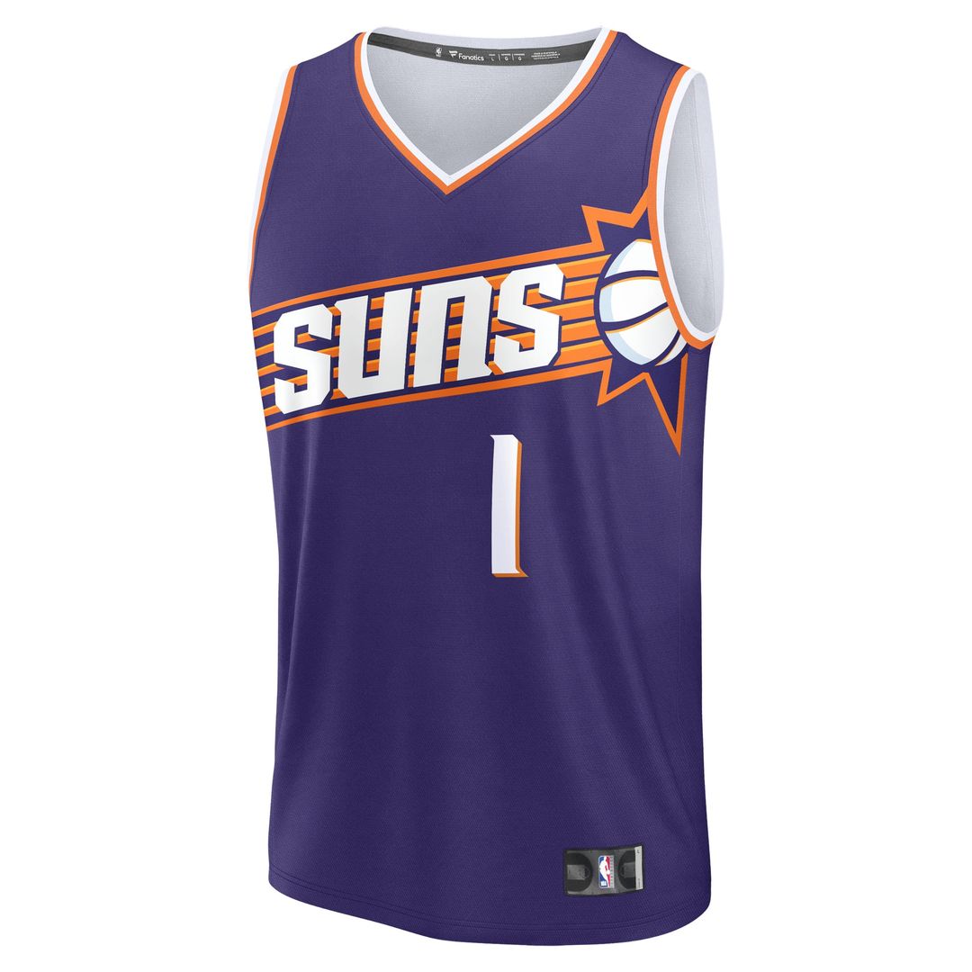 Devin Booker | Phoenix Suns | Fast Break Replica Player Jersey - Icon Edition - Purple