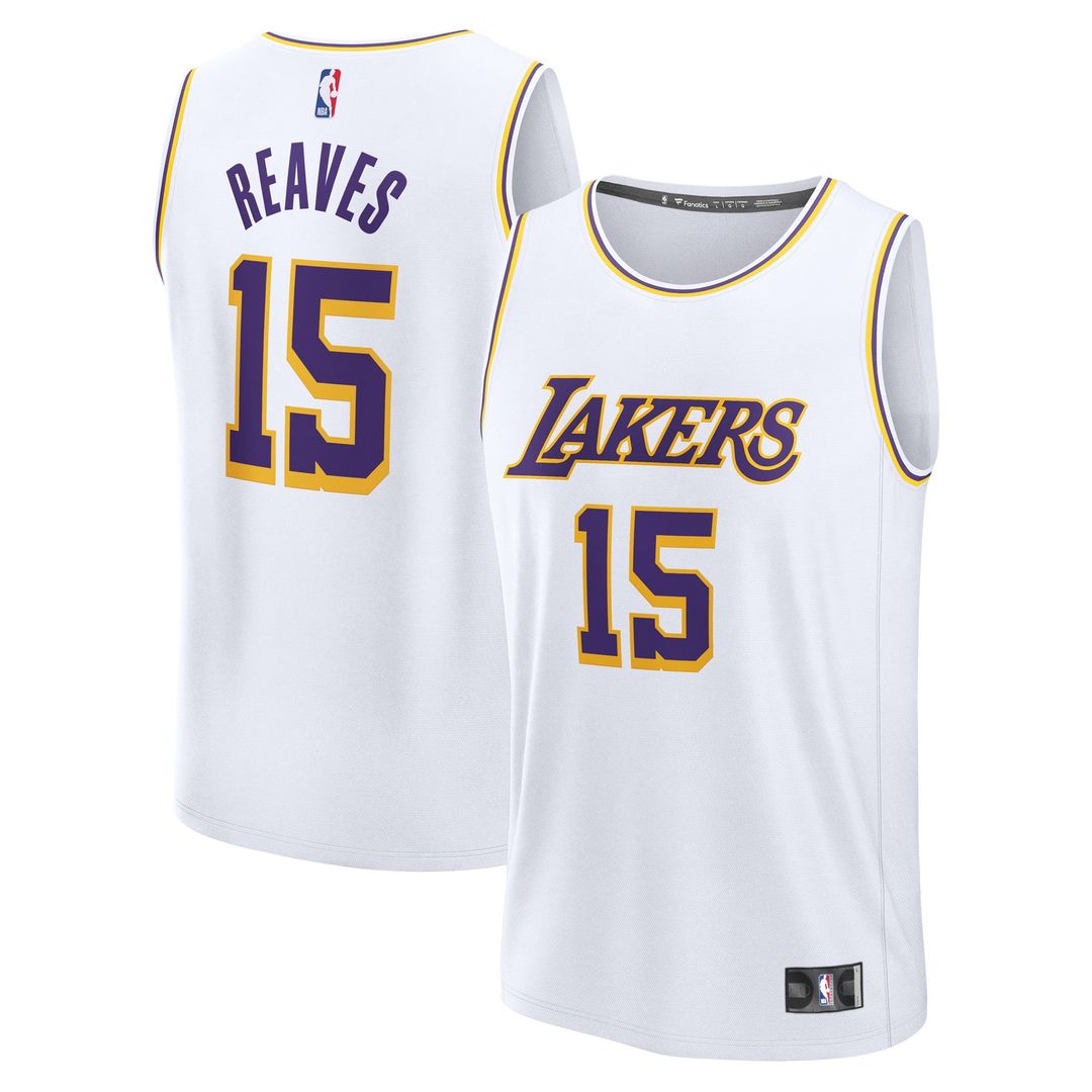 Austin Reaves | Los Angeles Lakers | Fast Break Replica Player Jersey - Association Edition - White