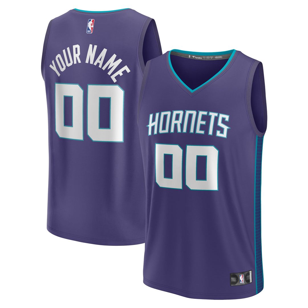 Charlotte Hornets | Fast Break Custom Jersey - Purple - Statement Edition
