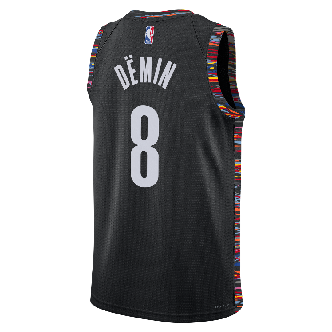 Egor Demin | Brooklyn Nets | Unisex 2025/26 Swingman Jersey - City Edition - Black