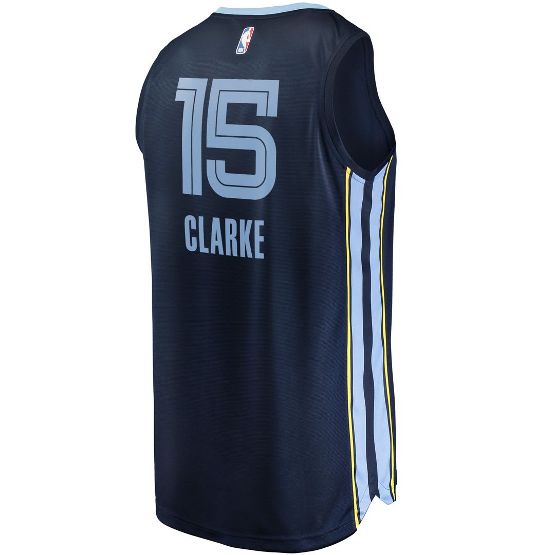 Brandon Clarke | Memphis Grizzlies | Fast Break Replica Jersey Navy - Icon Edition