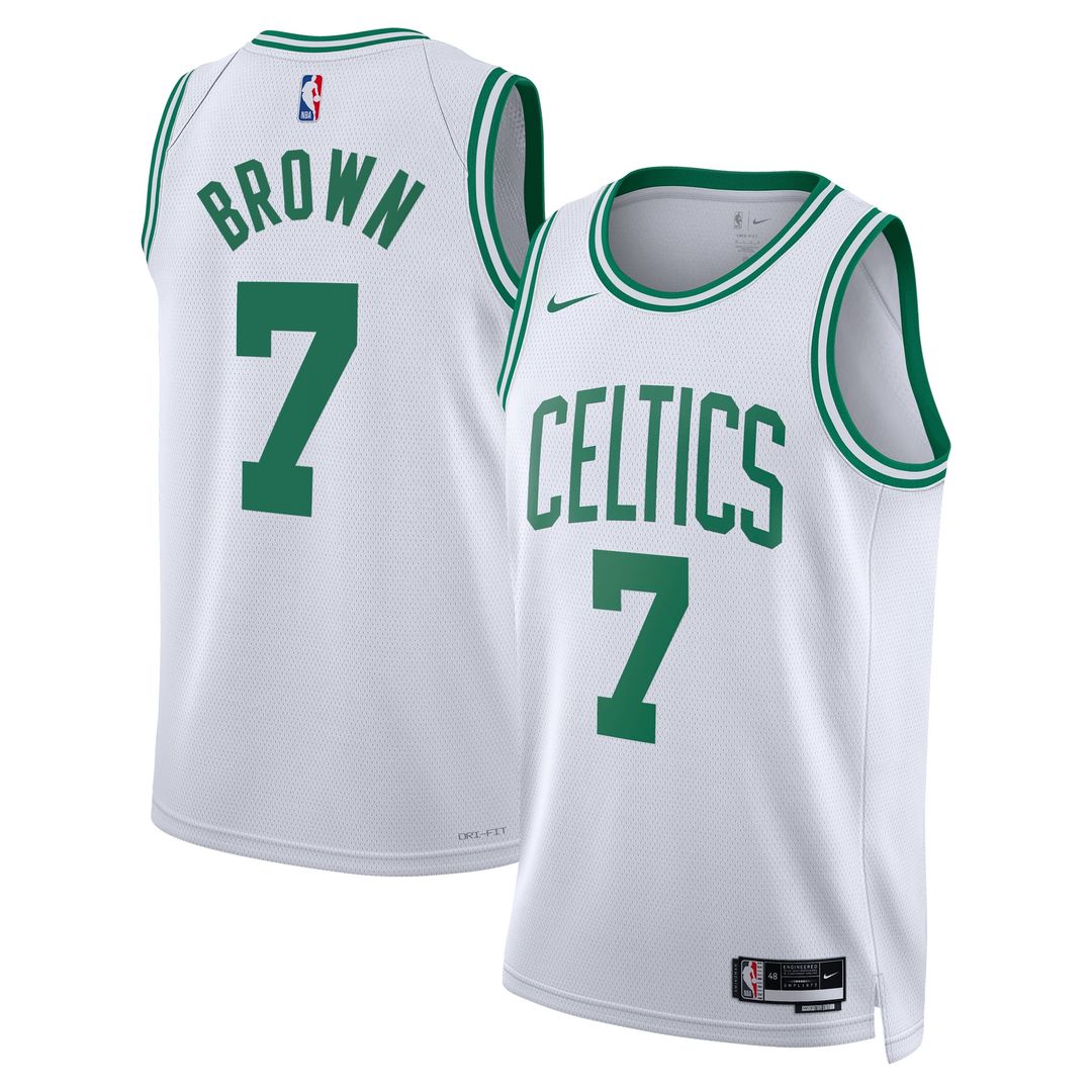 Jaylen Brown | Boston Celtics | Unisex Swingman Jersey - Association Edition - White