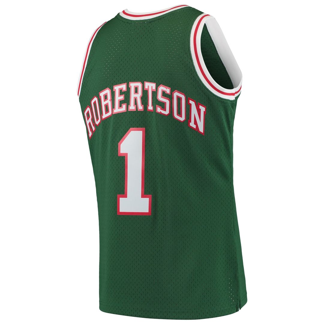 Oscar Robertson | Milwaukee Bucks | 1971/72 Hardwood Classics Swingman Jersey - Green