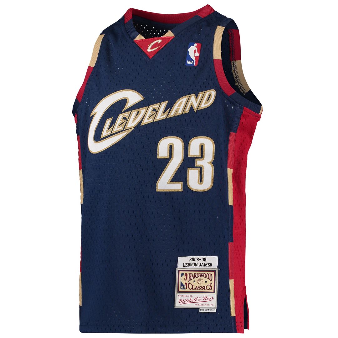LeBron James | Cleveland Cavaliers | Youth 2003 - 04 Hardwood Classics Swingman Jersey - Wine