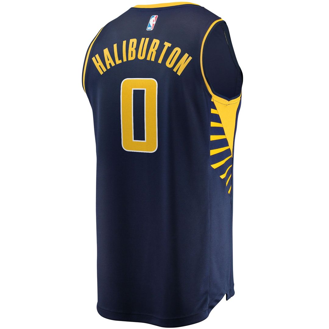 Tyrese Haliburton | Indiana Pacers | Youth 2021/22 Fast Break Replica Jersey - Icon Edition - Navy